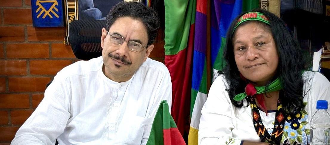 Iván Cepeda y Aída Quilcué.