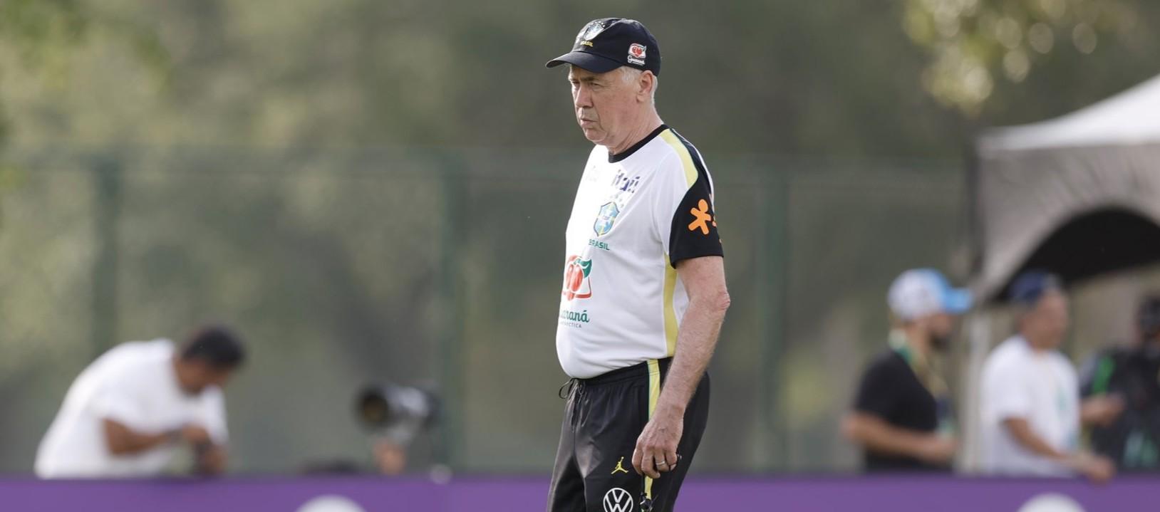 Carlo Ancelotti, entrenador de la selección brasileña.