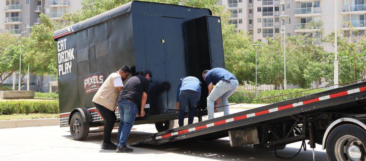 Operativos de decomiso de containers por ocupación irregular del espacio público. 