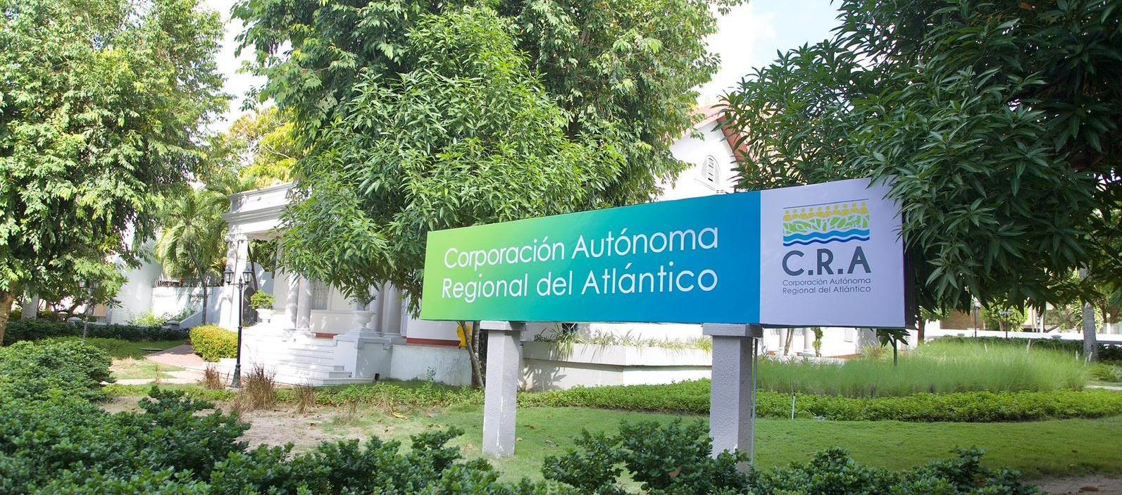 Fachada de las oficinas de la CRA en Barranquilla. 