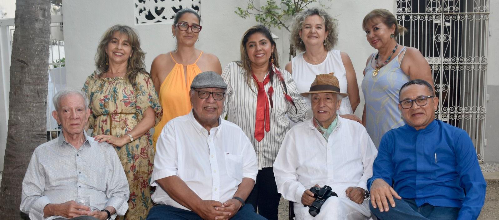Miembros del círculo literario de Barranquilla.