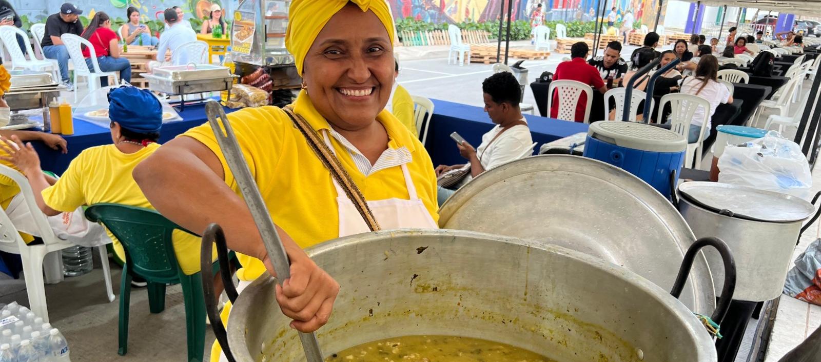 Todos los platos del Caribe estarán a disposición de los visitantes. 