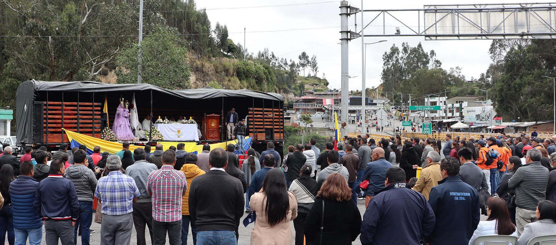 Frontera entre Ecuador y Colombia.