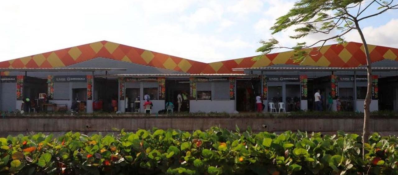 Mercado El Playón, en el Centro de Barranquilla. 