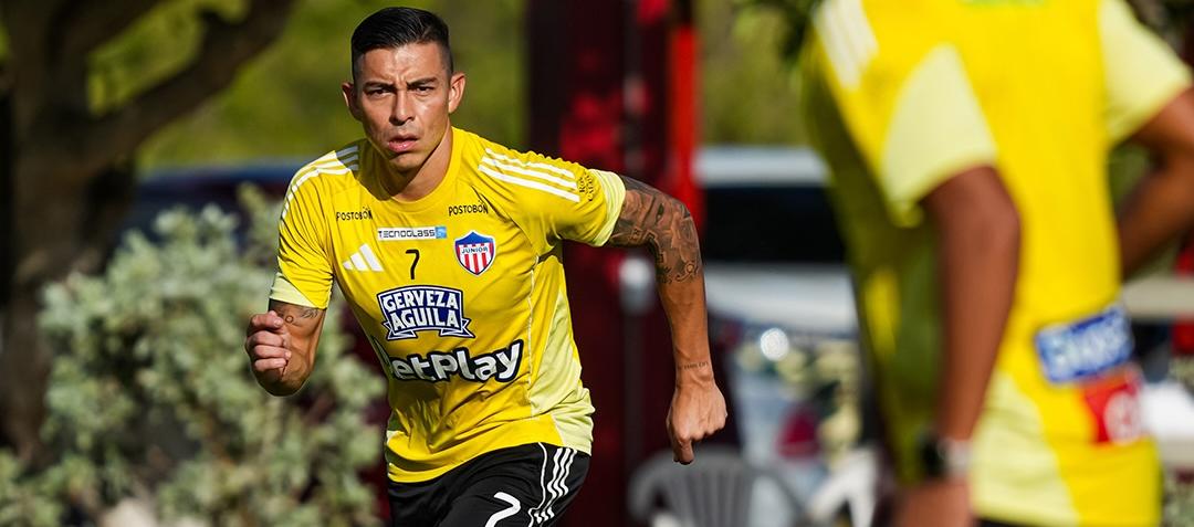 Harold Rivera, mediocampista del Junior. 