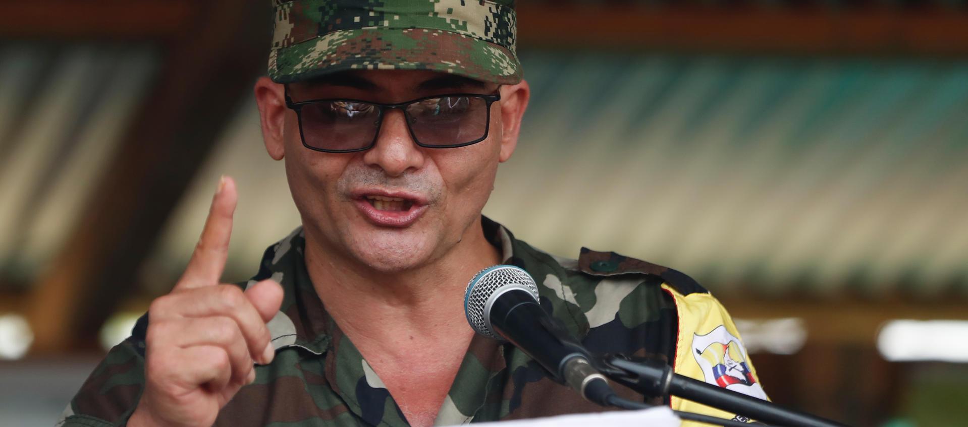 Néstor Gregorio Vera Fernández, alias "Iván Mordisco" y máximo cabecilla del Estado Mayor Central (EMC), principal disidencia de las FARC.