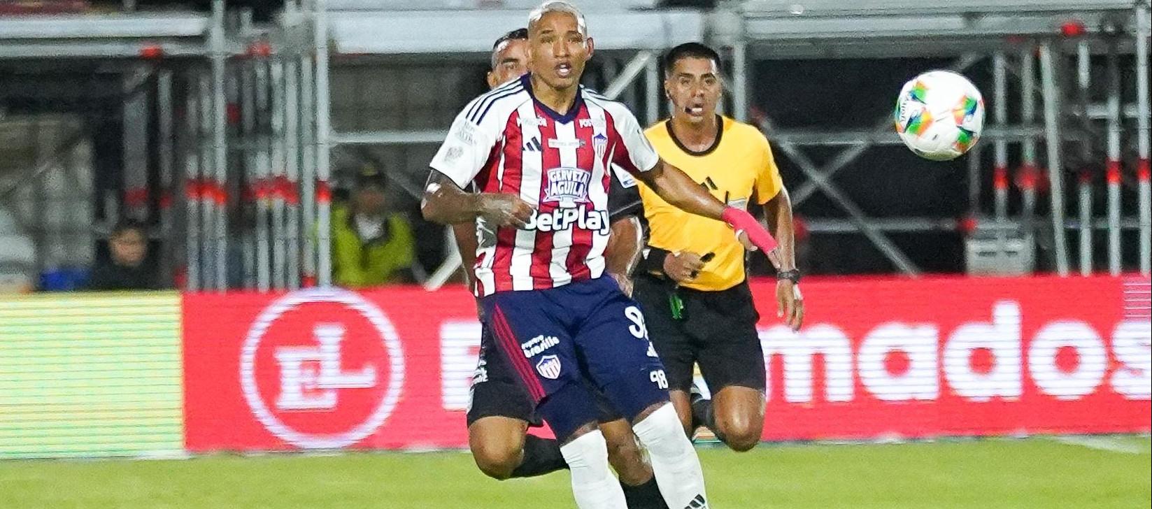 Jermein Peña, defensa central del Junior. 