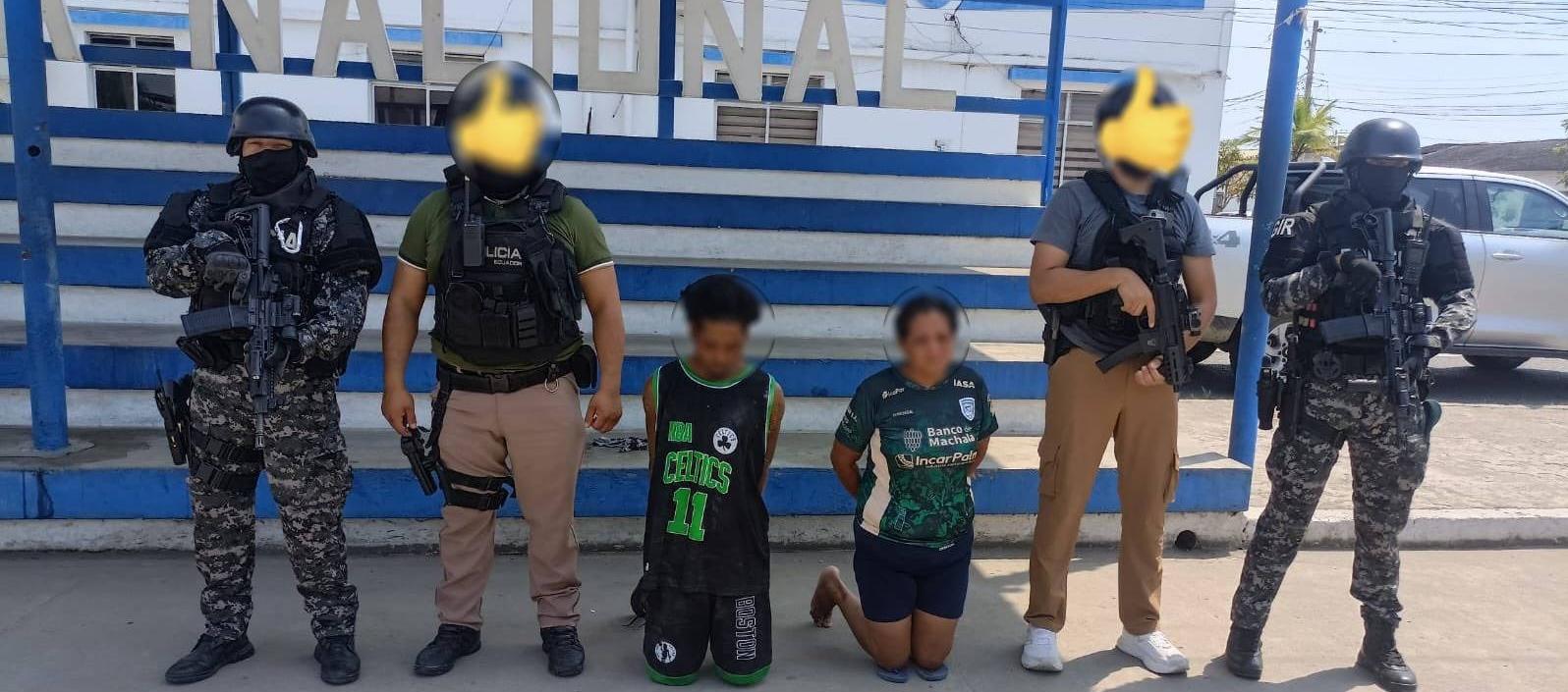 Personas capturadas por el secuestro de los colombianos en Ecuador.