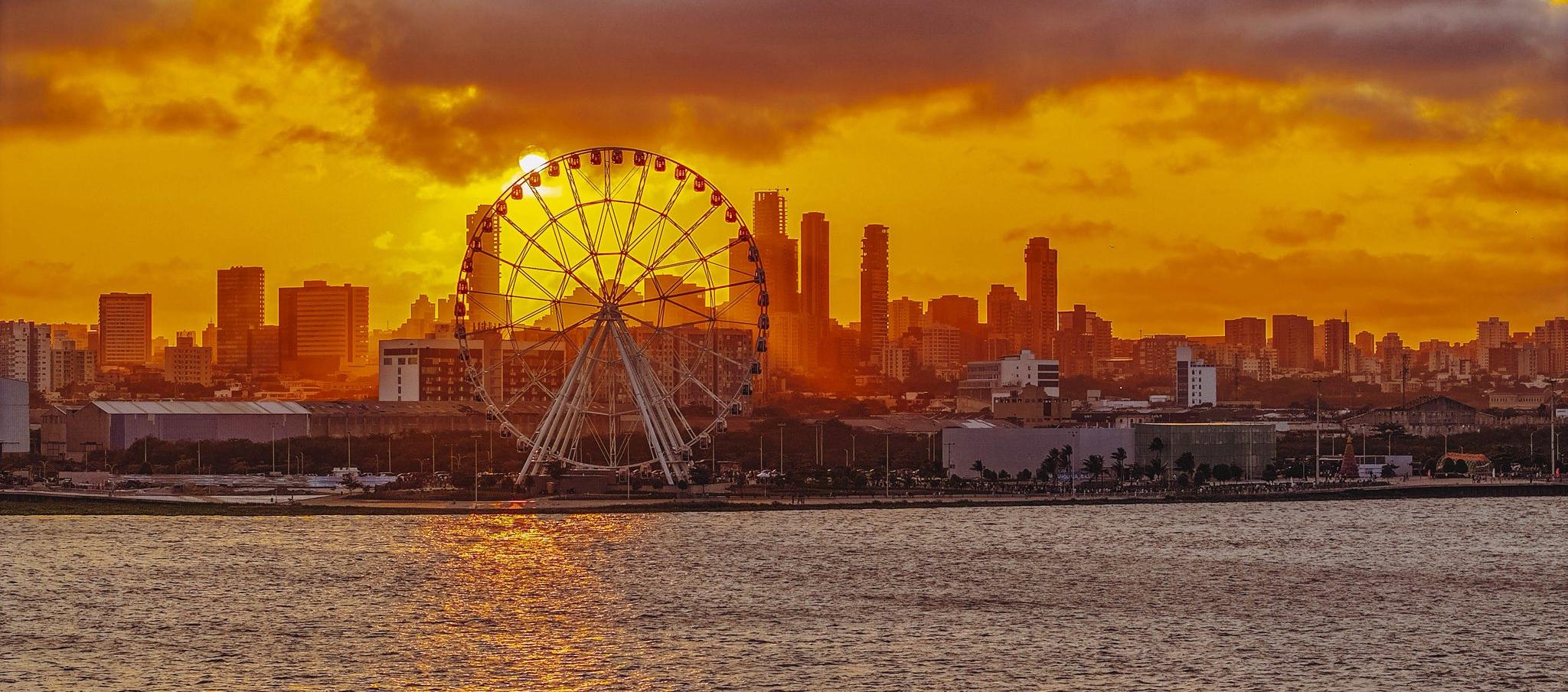 Luna del Río, en el Gran Malecón. 