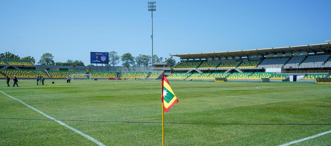 Estadio de fútbol Jaime Morón de Cartagena, sede del Junior en la Copa Libertadores. 