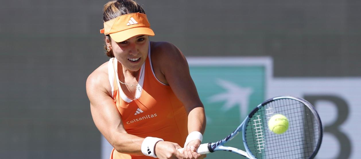 María Camila Osorio, tenista colombiana y número 58 del mundo.