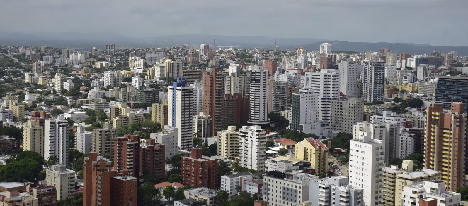 Foto panorámica de Barranquilla. 