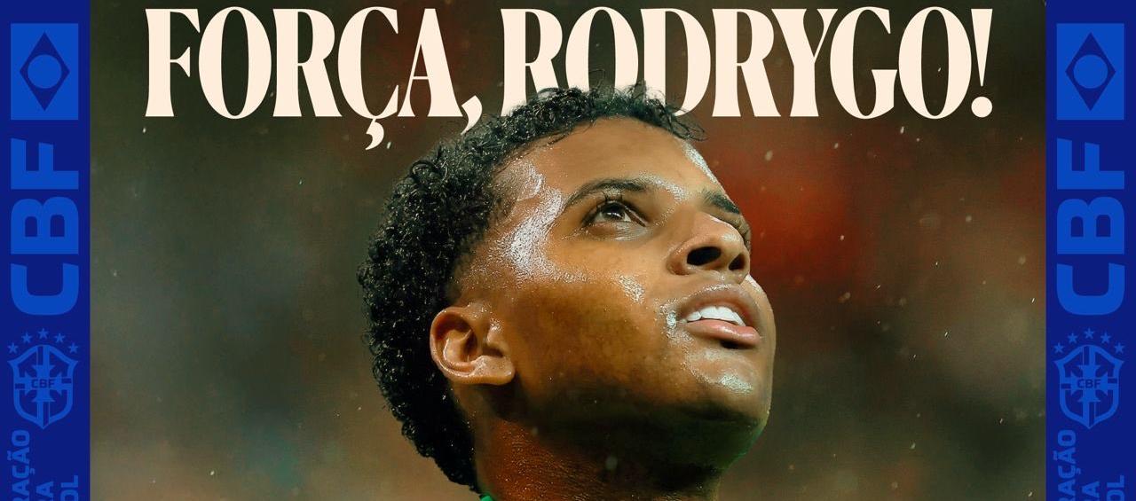 La Confederación Brasileña de Fútbol se solidarizó con Rodrygo.