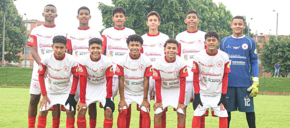 Selección Atlántico sub–13 de fútbol, clasificada a la final.