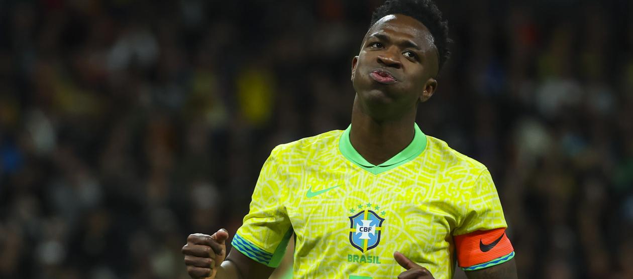 Vinicius Junior, delantero de la selección brasileña.