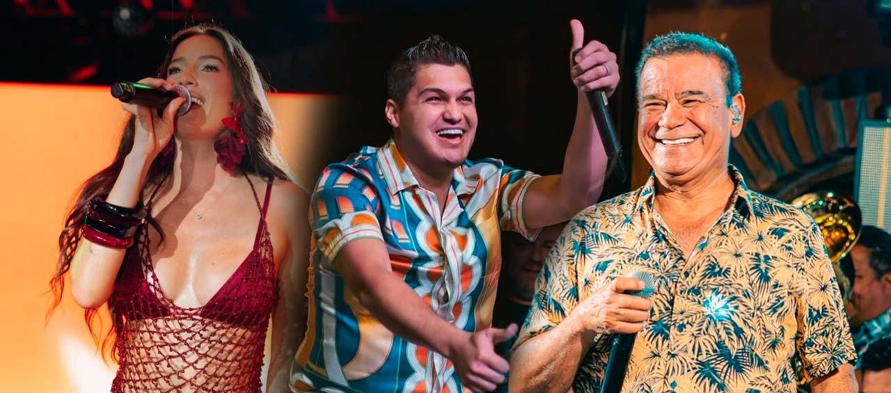 Aria Vega, Elder Dayán e Iván Villazón. 