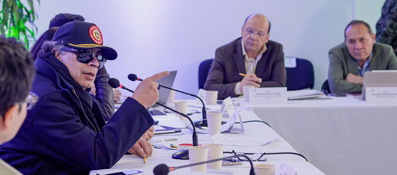 El Presidente de Colombia, Gustavo Petro.