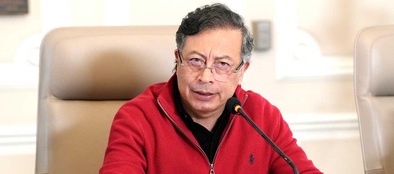 El Presidente Gustavo Petro.