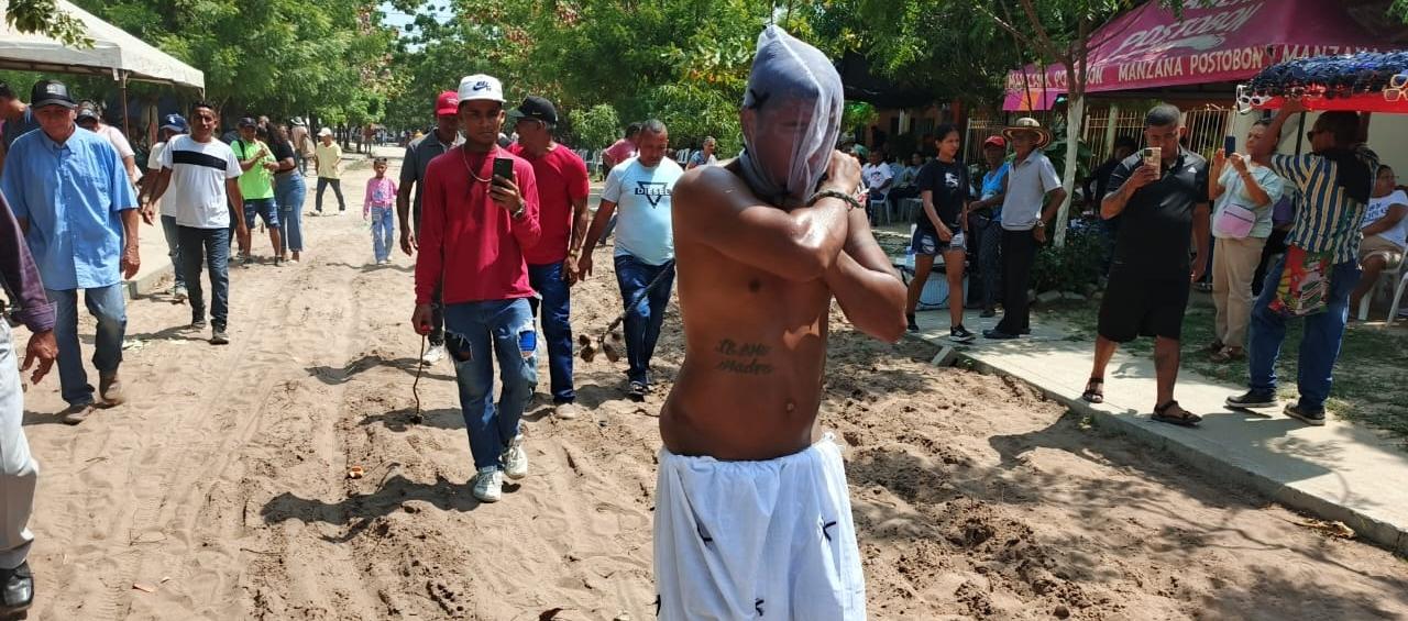 Flagelantes en Santo Tomás.