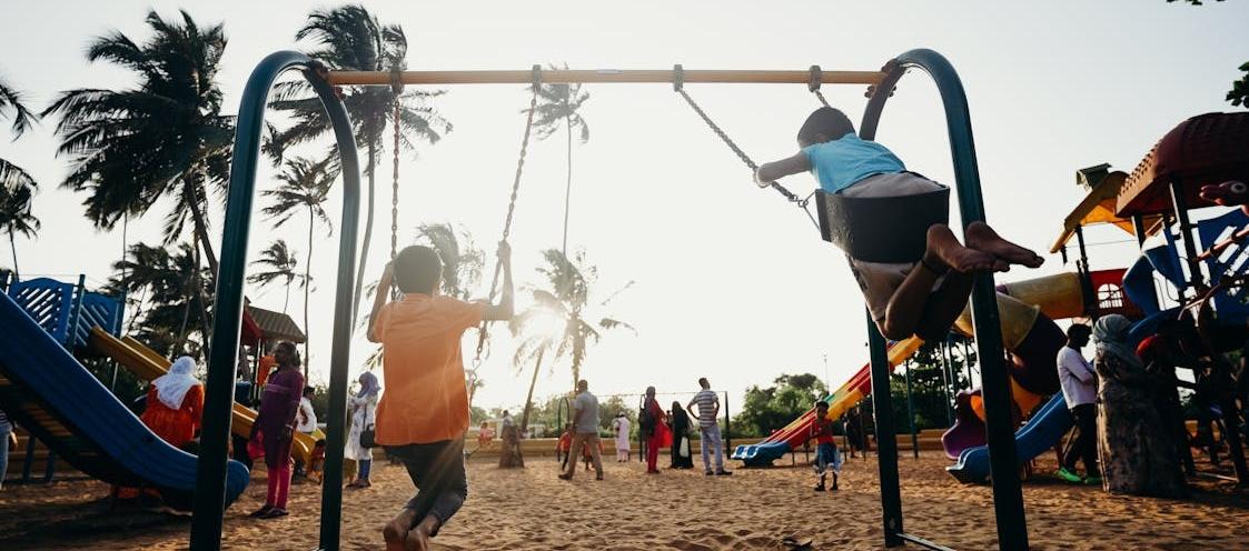 Los parques contribuyen a su desarrollo social.