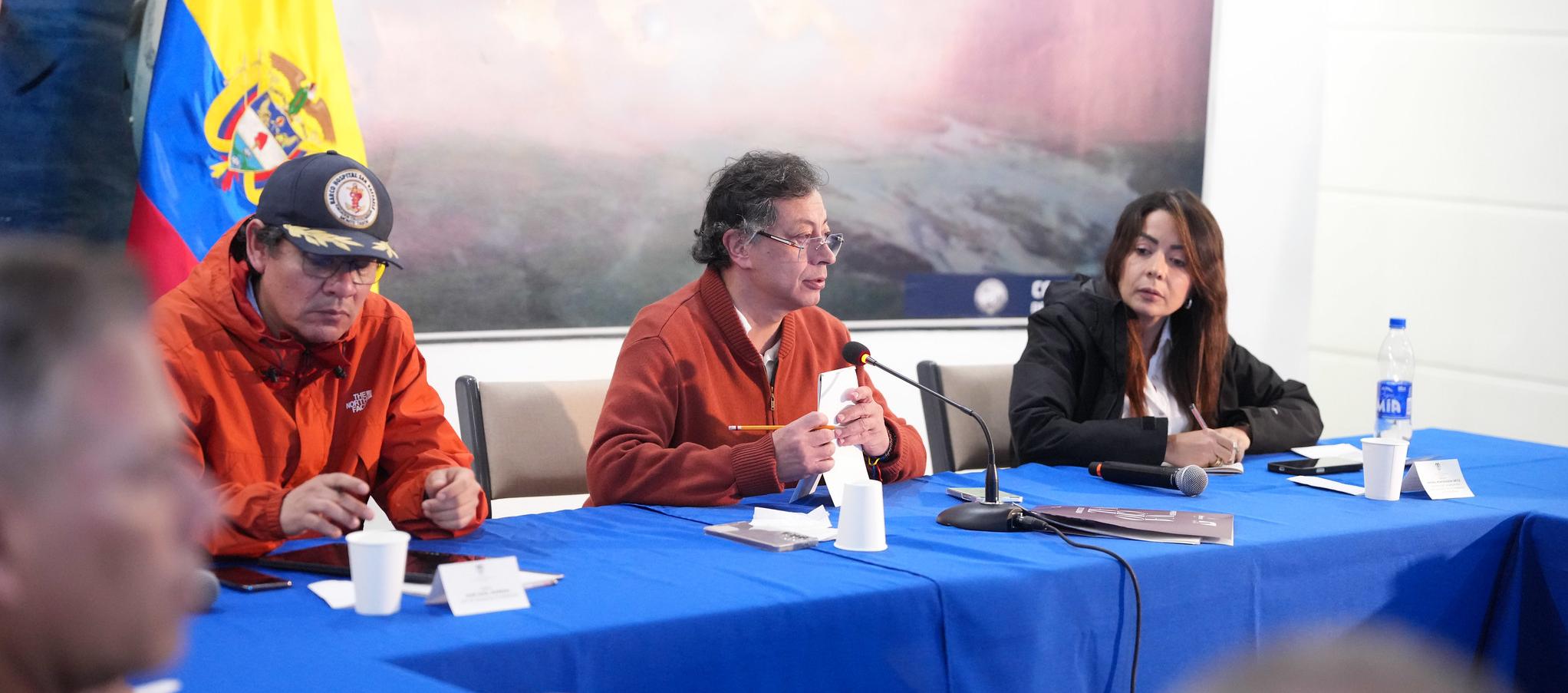 El Presidente Gustavo Petro. 