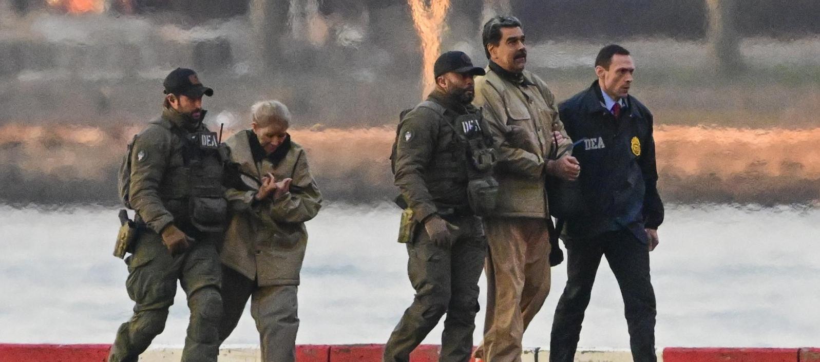 Nicolás Maduro y su esposa Cilia Flores. 