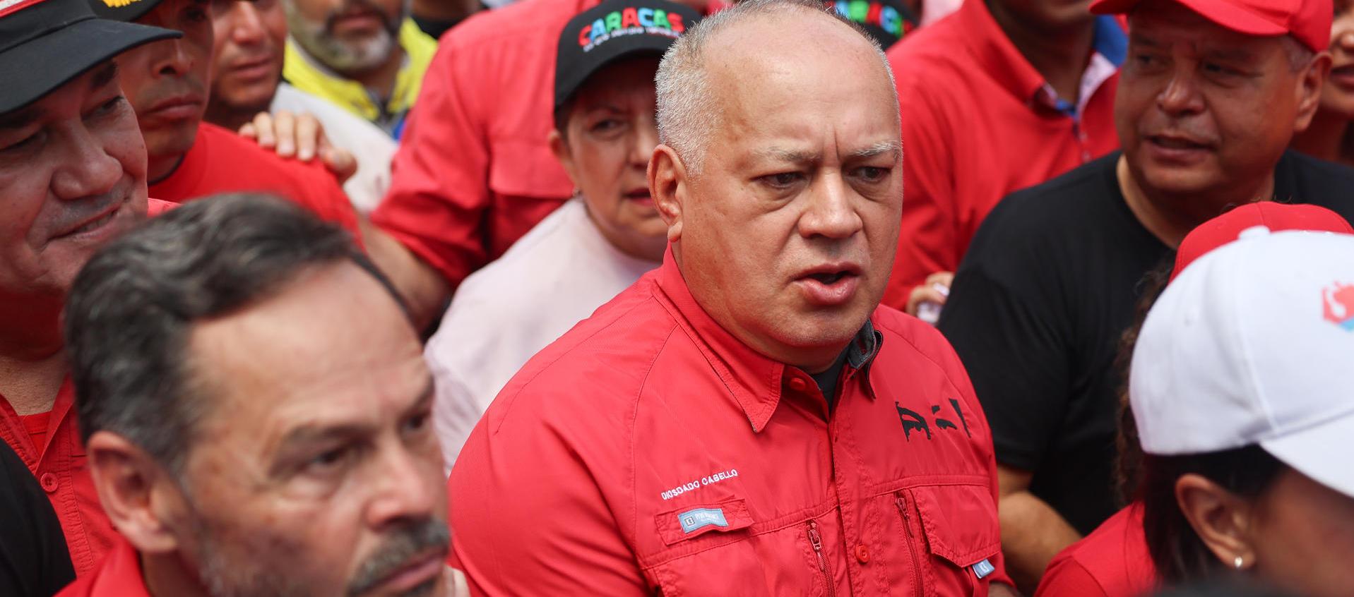 Diosdado Cabello, Ministro del Interior venezolano.