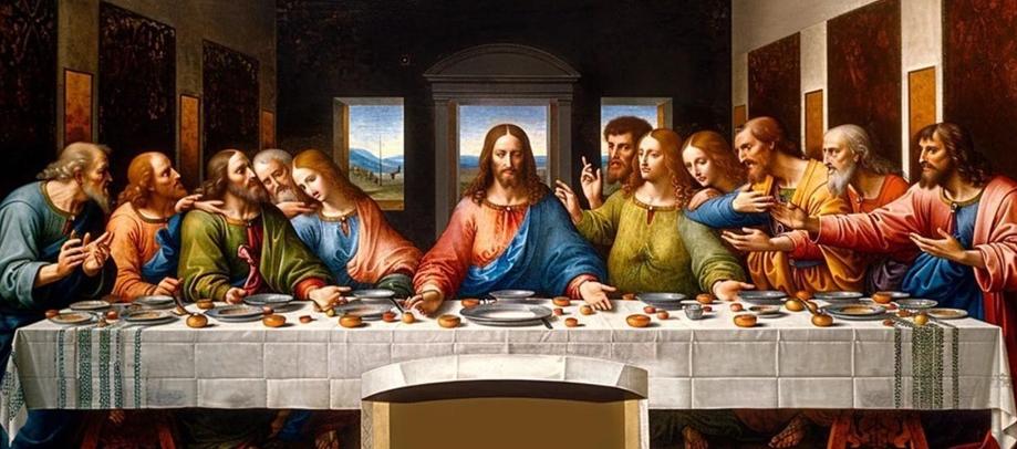 La Última Cena de Leonardo da Vinci. 