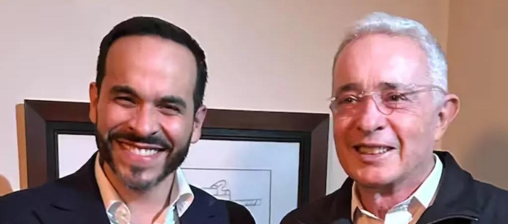 Abelardo De La Espriella y Álvaro Uribe.