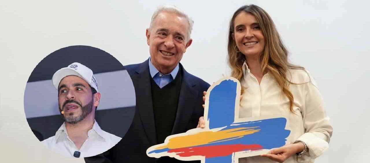 Abelardo De La Espriella, Álvaro Uribe y Paloma Valencia.