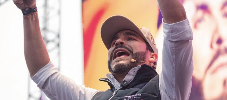 El candidato presidencial Abelardo De La Espriella.