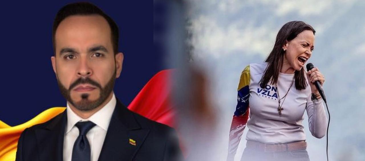 Abelardo De La Espriella y María Corina Machado.