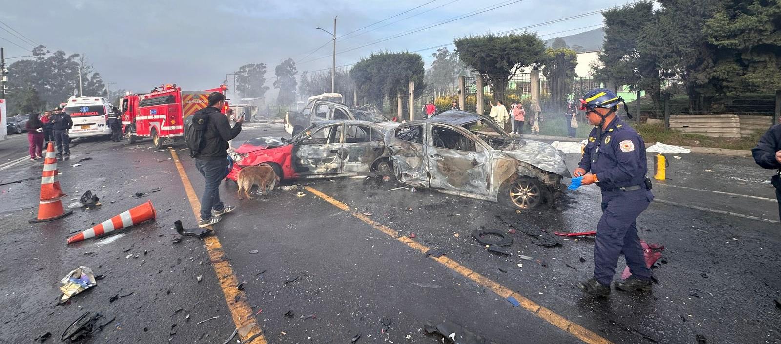 Imagen del accidente.