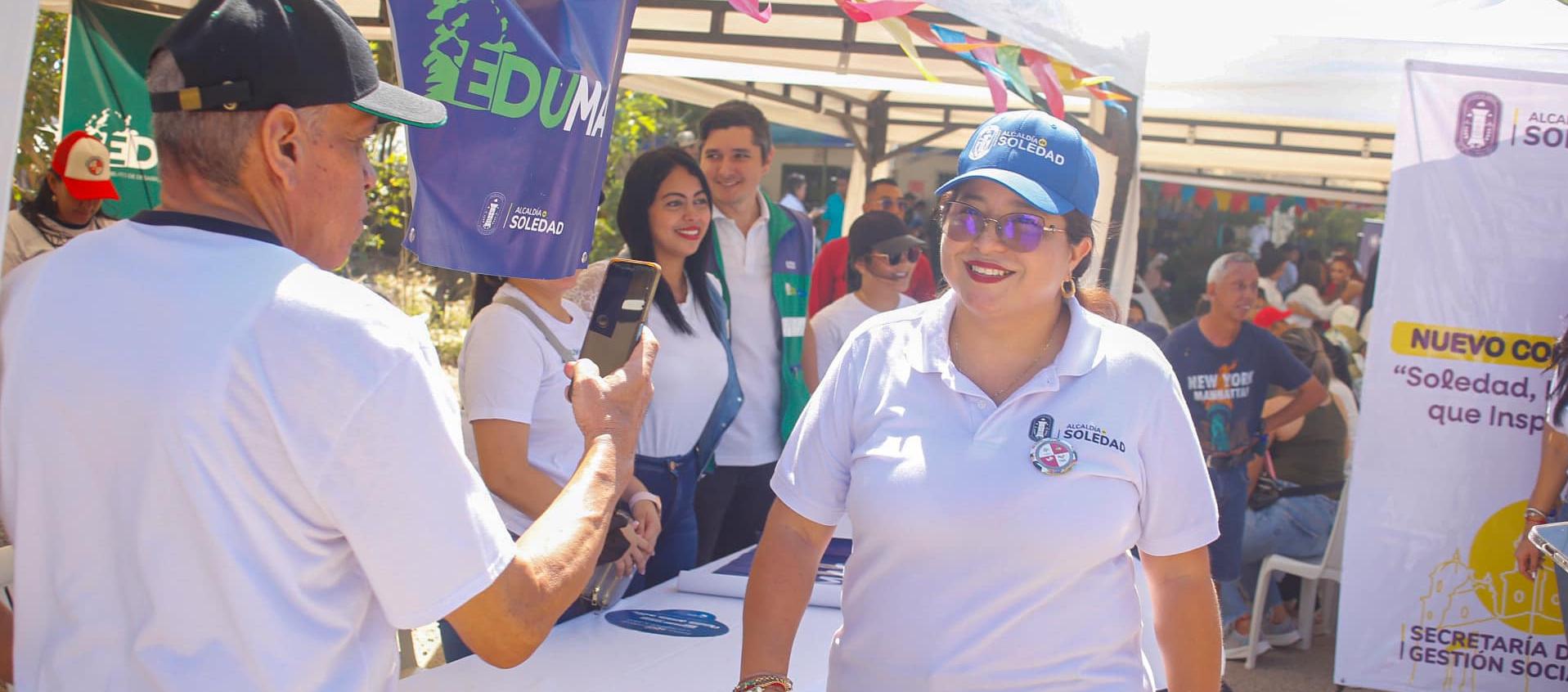 La Alcaldesa de Soledad, Alcira Sandoval.