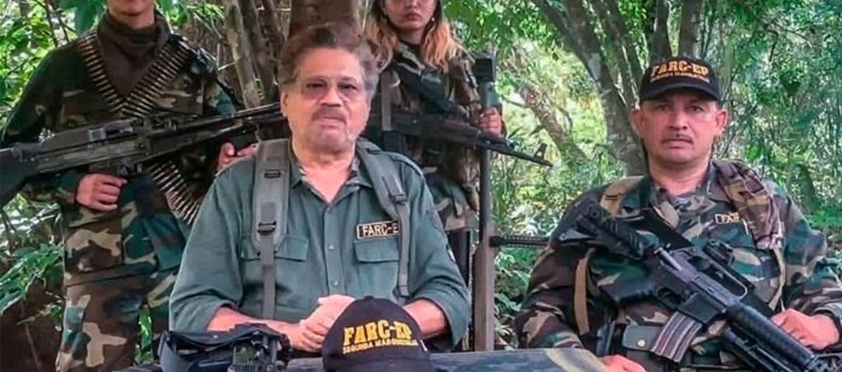 Alias 'Iván Márquez' y alias 'Zarco Aldinever'.