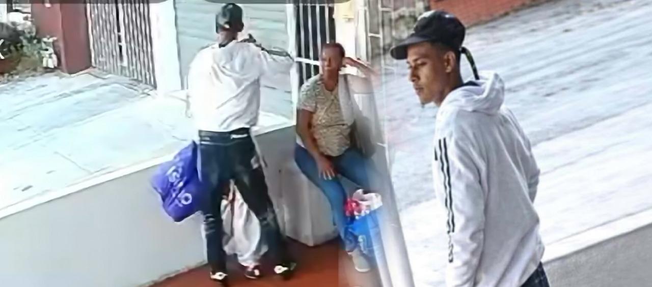 Momentos del atraco.