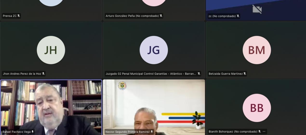 Aspecto de la audiencia de este miércoles, donde el juez tomó la decisión de primera instancia. 