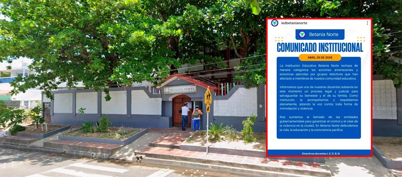 IED Betania Norte y el comunicado deo colegio