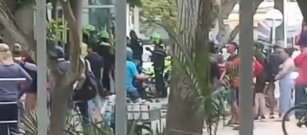 Los hechos ocurrieron en el CAI de la Plaza de la Paz. 
