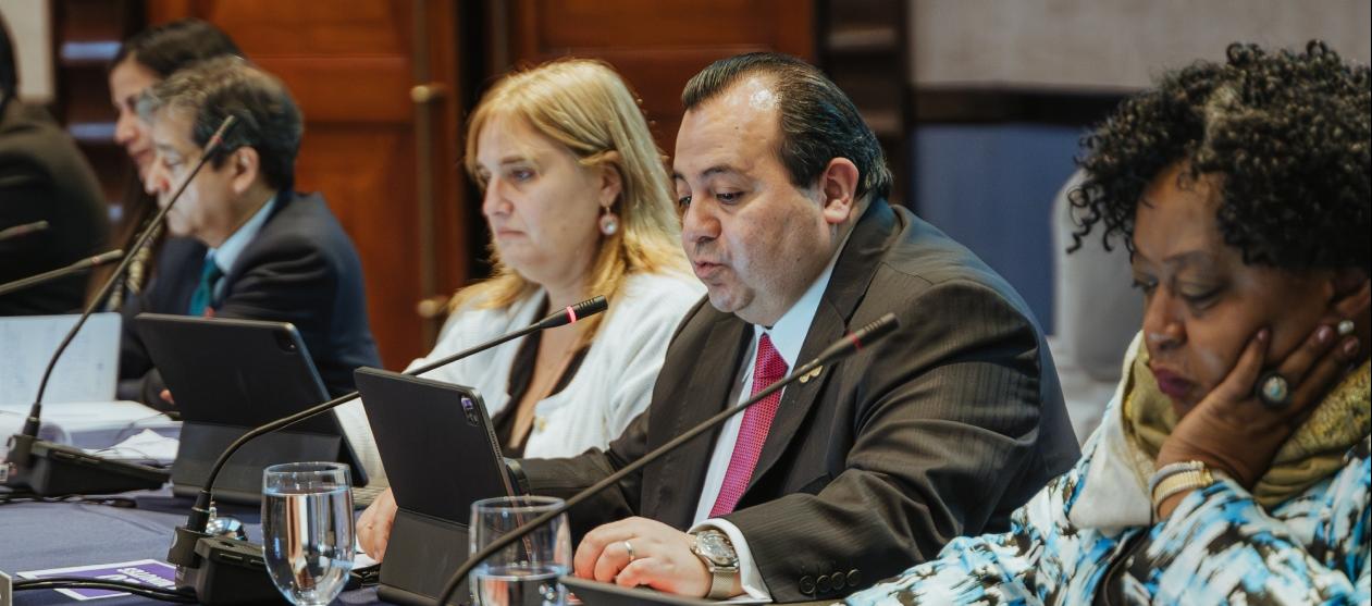 El presidente de la CIDH, Edgar Stuardo Ralón Orellana.