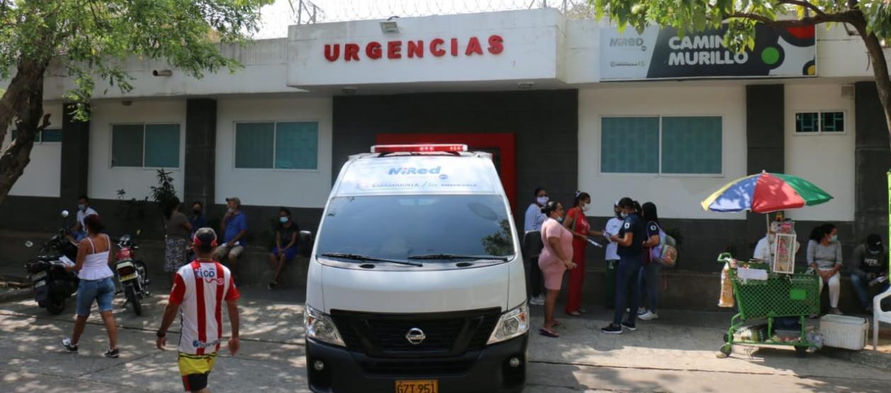 Camino Murillo, a donde fue llevado uno de los heridos. 