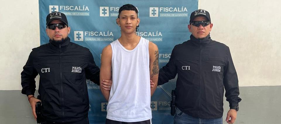 Juan David Blanco Borrero, capturado.