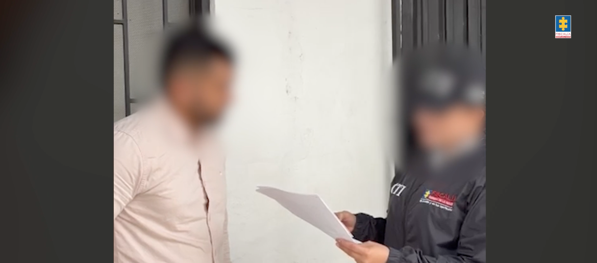 Uno de los capturados por parte del CTI. 