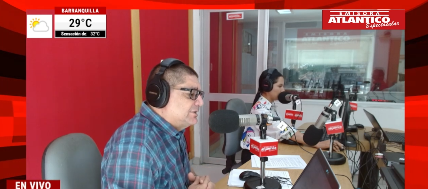 Transmisión de Atlántico en Noticias.