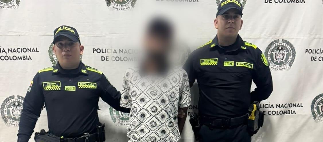 El capturado con el mortero. 