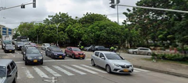 Carrera 44 con calle 72.