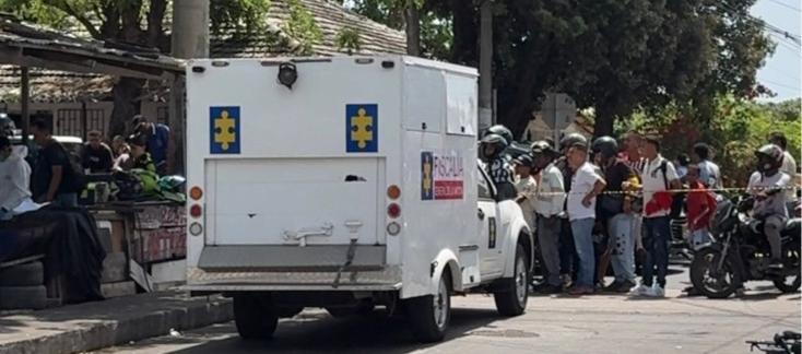 Escenario de un homicidio en Barranquilla. 