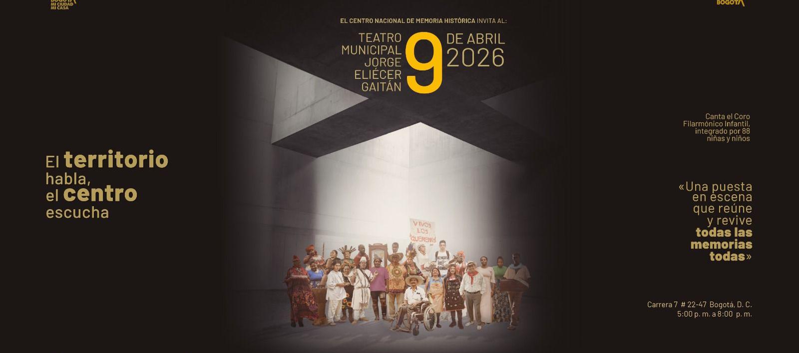 Se conmemorará esta fecha con un evento en el Teatro Jorge Eliécer Gaitán, en Bogotá. 