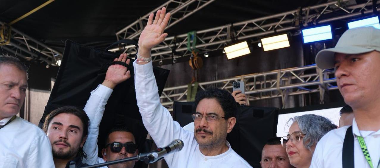 El candidato Iván Cepeda.