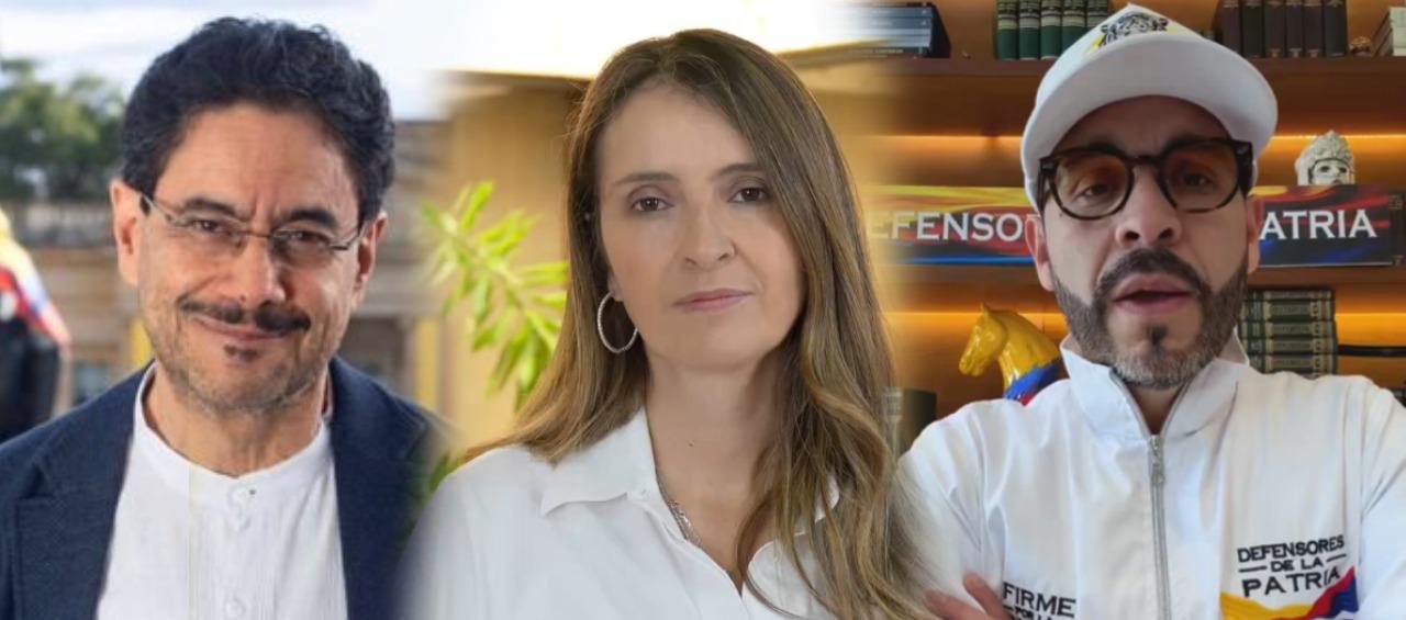 Iván Cepeda, Paloma Valencia y Abelardo De La Espriella.